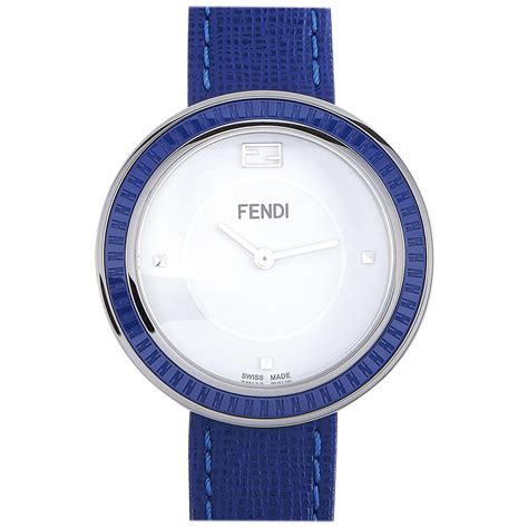 fendi blue face orologi watch|fendi classico watch.